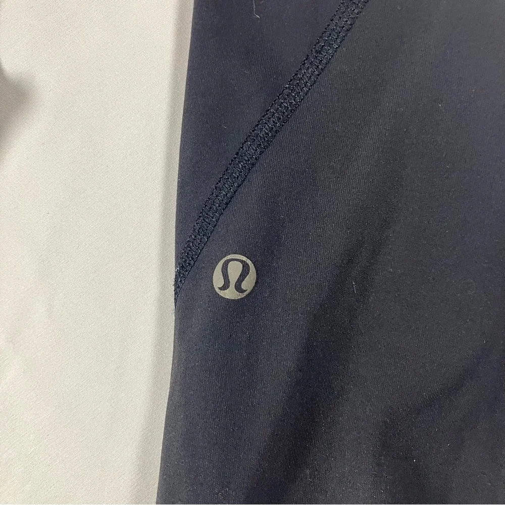 Lululemon Inspire Tight II (Mesh) Black / Blushed Illusion Multi / Menthol sz 4